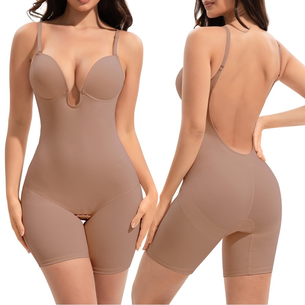 Seamless Tan Shapewear Bodysuit